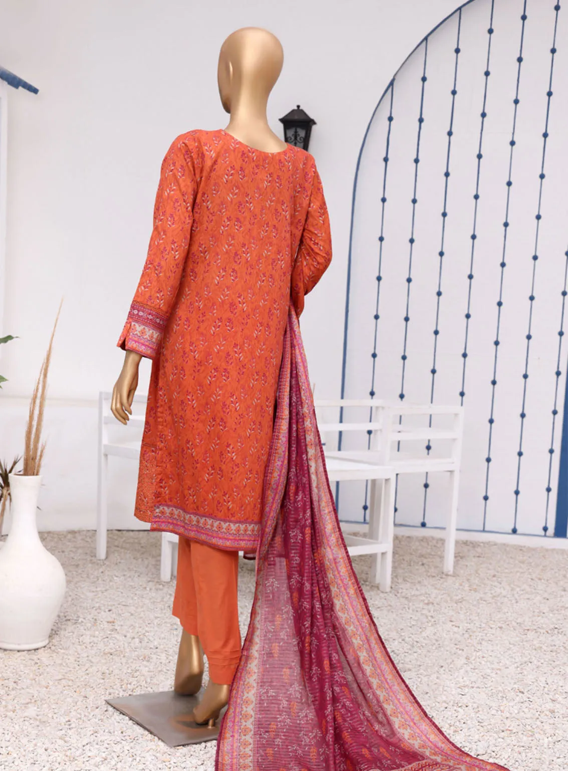 Aashkaar By HZ Textile Embroidered Lawn 3 Piece Stitched Suit HZ24AV5 AEL-405