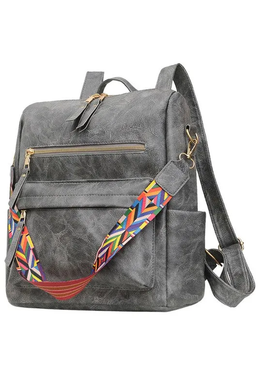 Accity Colorful Guitar Strap Backpack