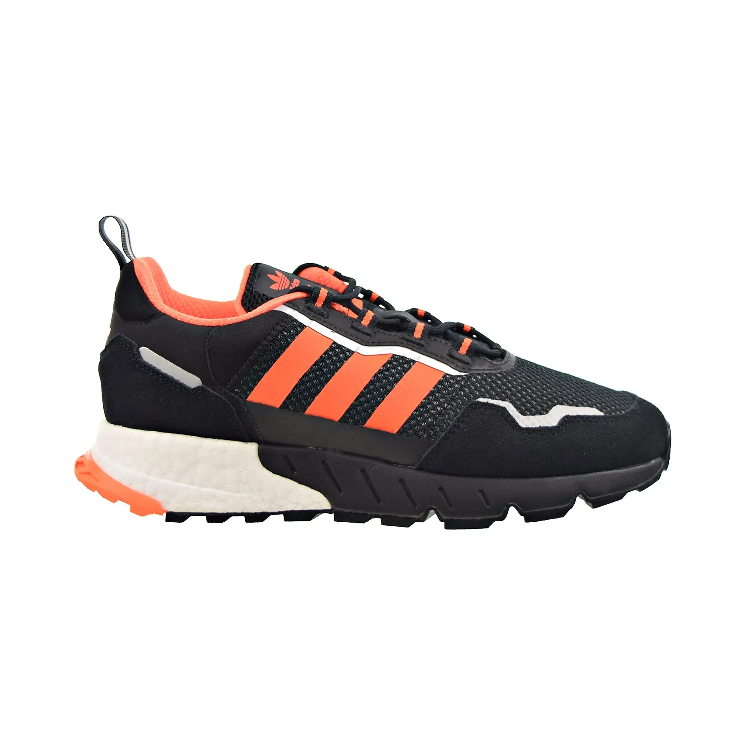 Adidas ZX 1K Boost Men's Shoes Core Black-Solar Orange-Silver Metallic