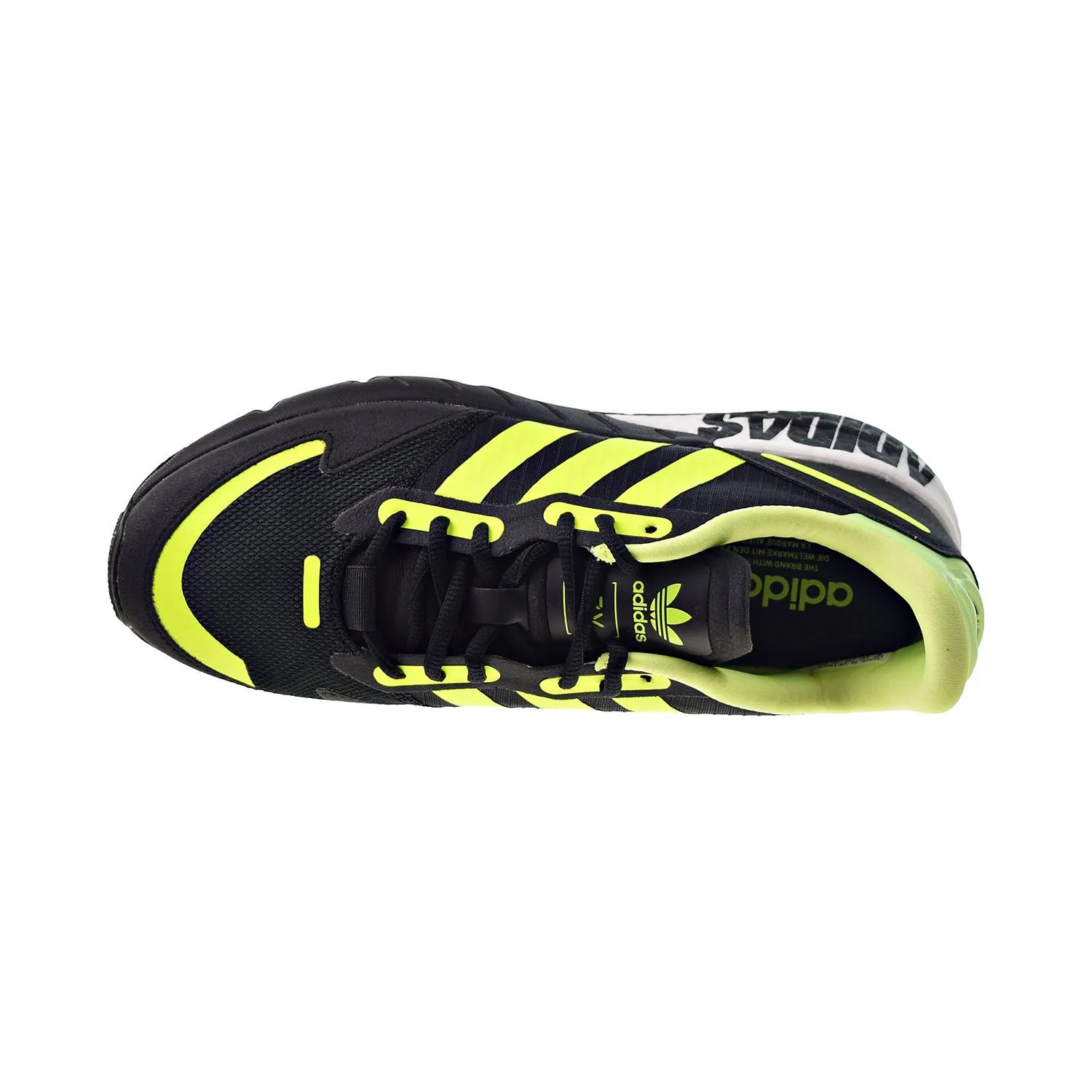 Adidas ZX 1K Boost Men's Shoes Core Black-Solar Yellow-Matte Silver