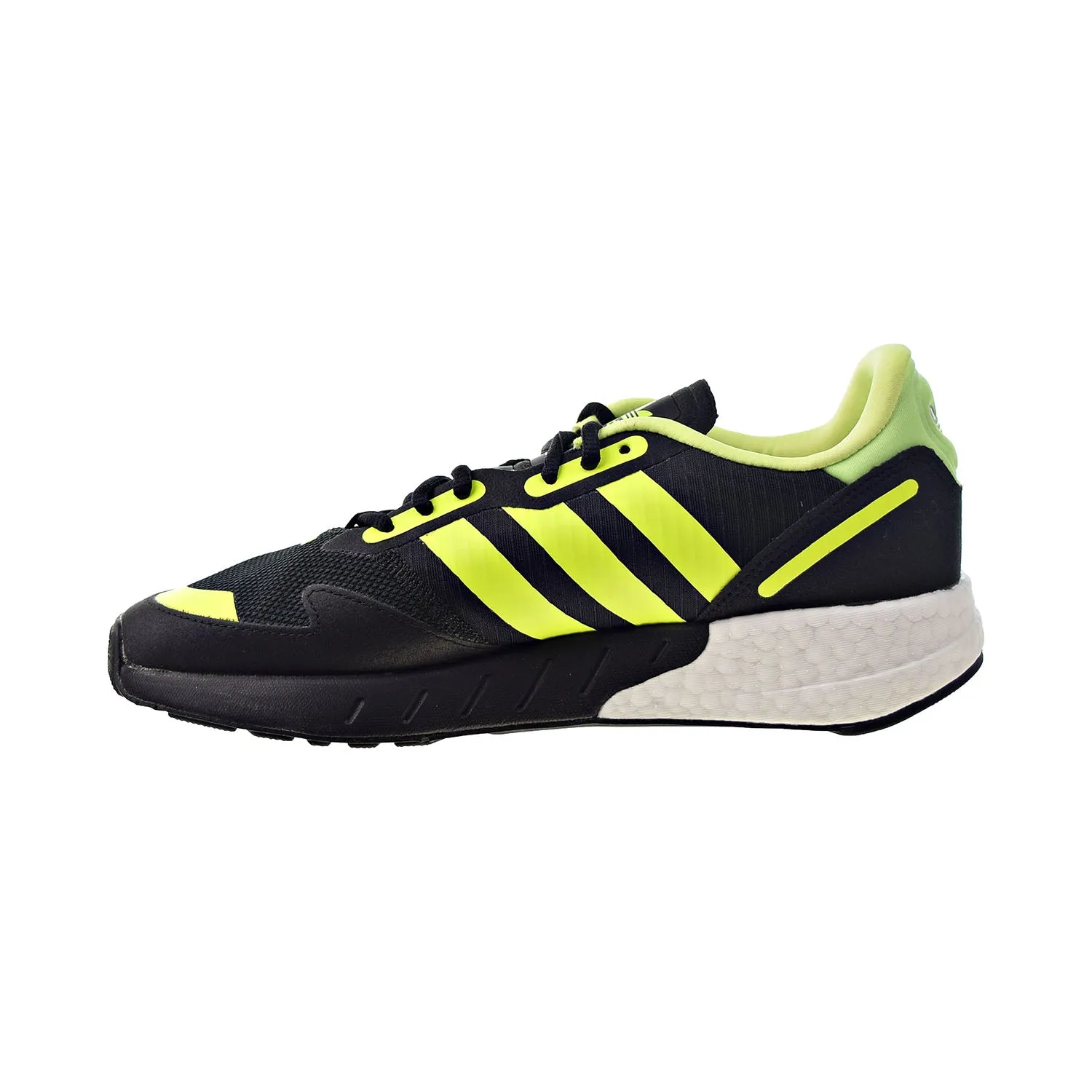 Adidas ZX 1K Boost Men's Shoes Core Black-Solar Yellow-Matte Silver