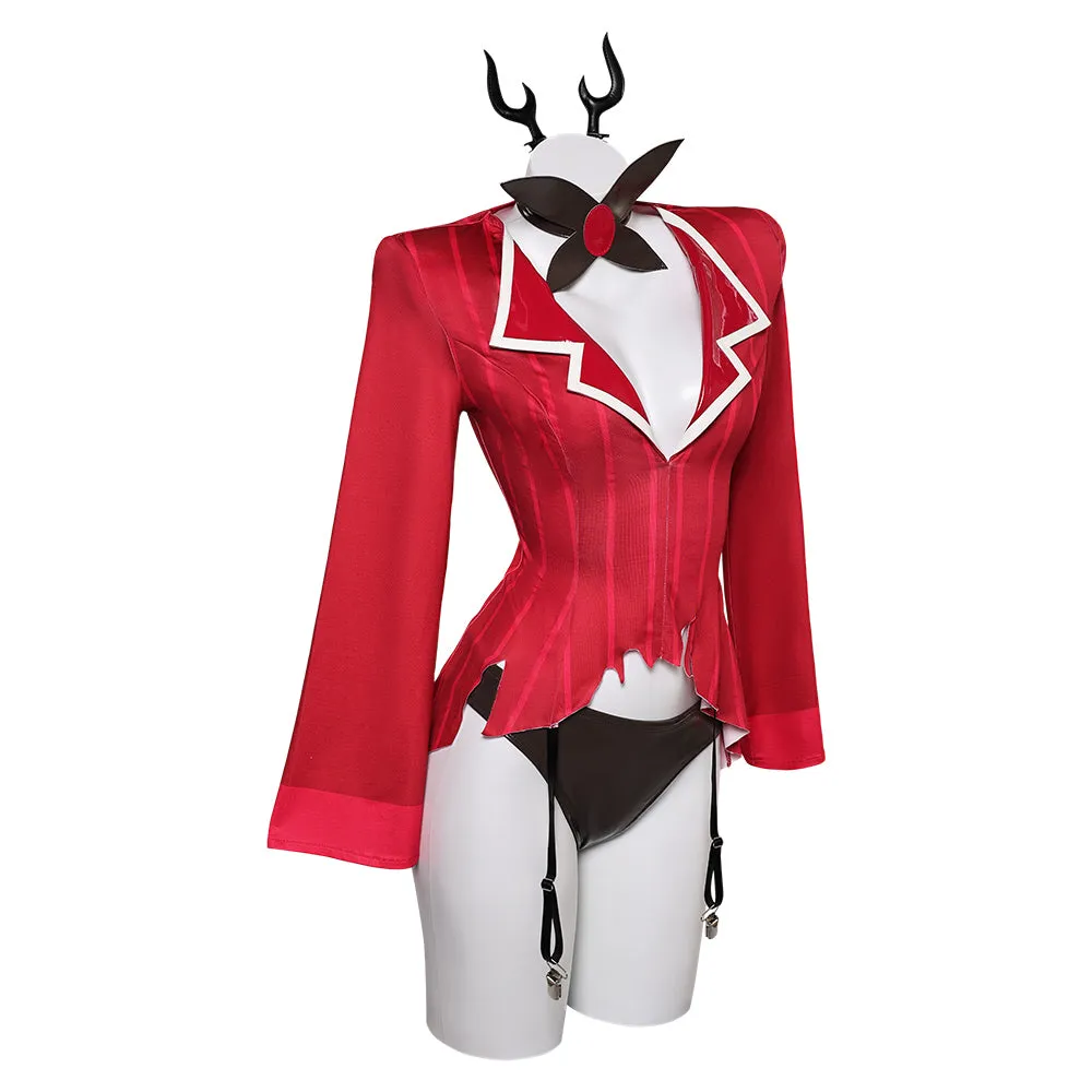 Alastor Lingerie for Women Hazbin Hotel Cosplay Costume Outfits Halloween Carnival Suit