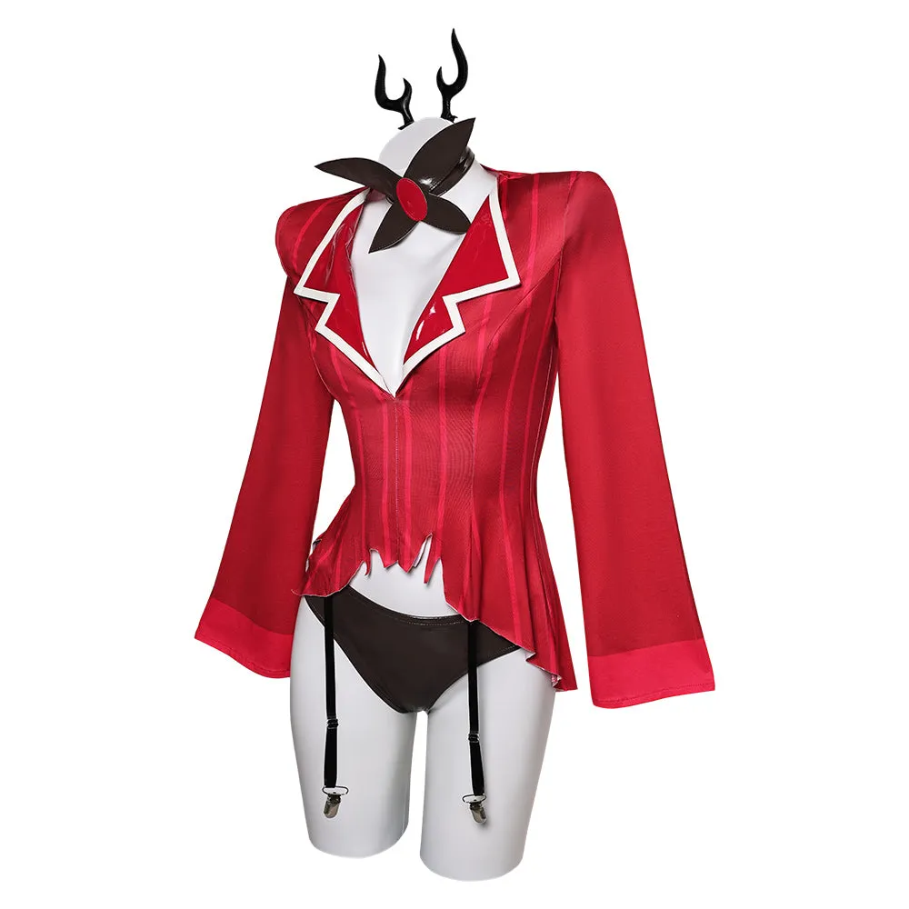 Alastor Lingerie for Women Hazbin Hotel Cosplay Costume Outfits Halloween Carnival Suit