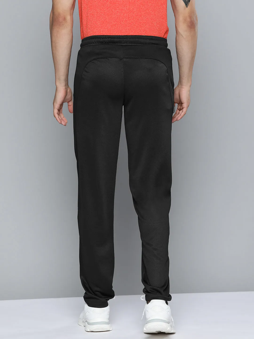 Alcis Men Black Solid Track Pants