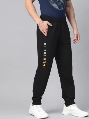 Alcis Men Black Solid Track Pants