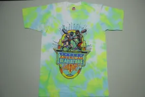 American Gladiators Vintage 1992 Tie Dye Live Tour Only The Strong Survive T-Shirt