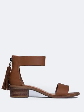 Ankle Strap Block Heel Sandal