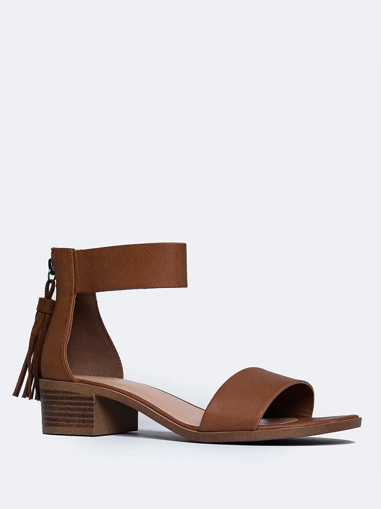 Ankle Strap Block Heel Sandal