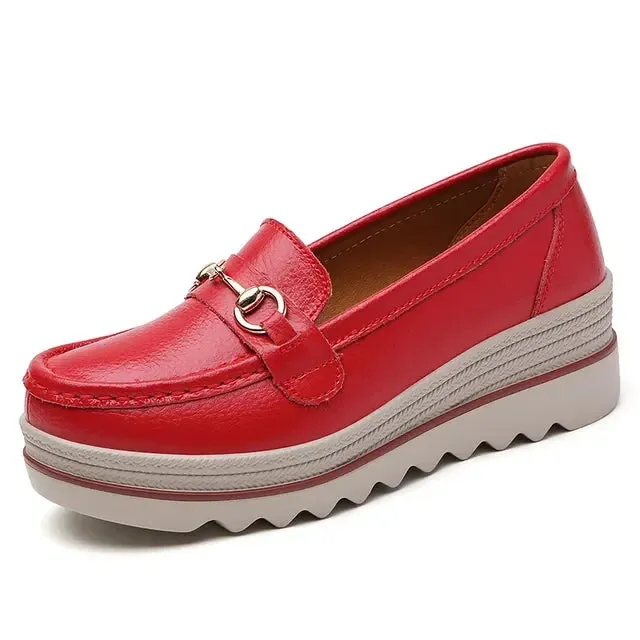 Ashore Shop Women Casual Shoes Designer Flat Platform Loafers