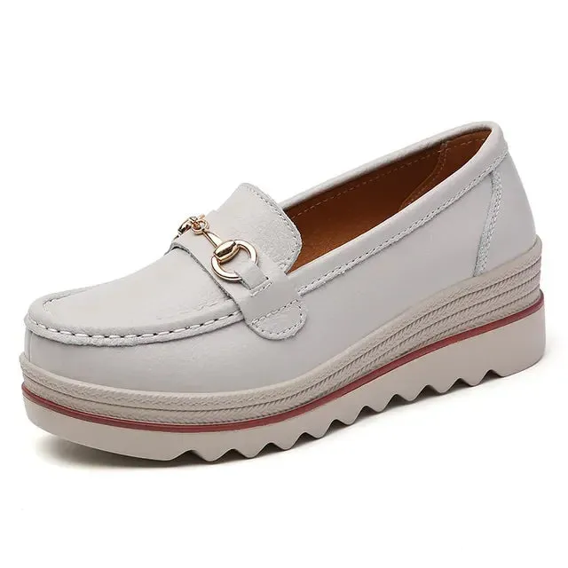 Ashore Shop Women Casual Shoes Designer Flat Platform Loafers