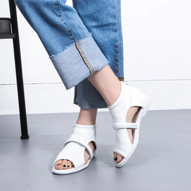 Babakud New Casual Flat Leather Sandals