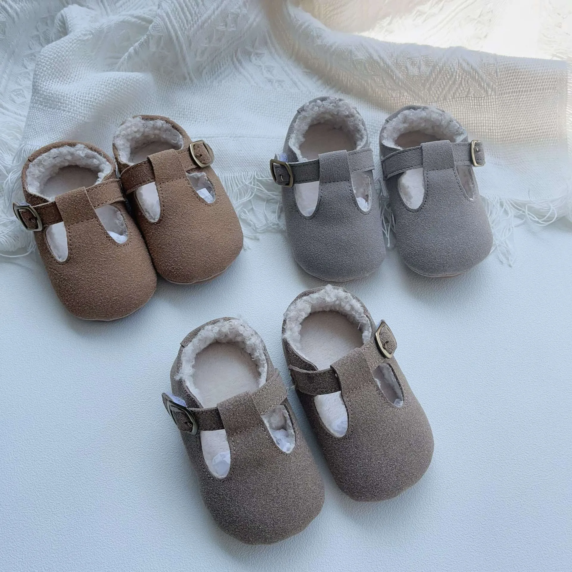 Baby Girls Solid Color Shoes Wholesale 231019147