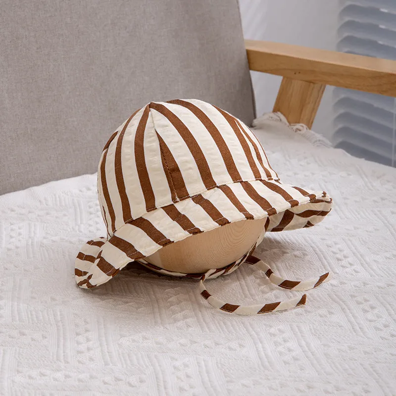 Baby Kid Girls Striped Checked Accessories Hats Wholesale 240111119