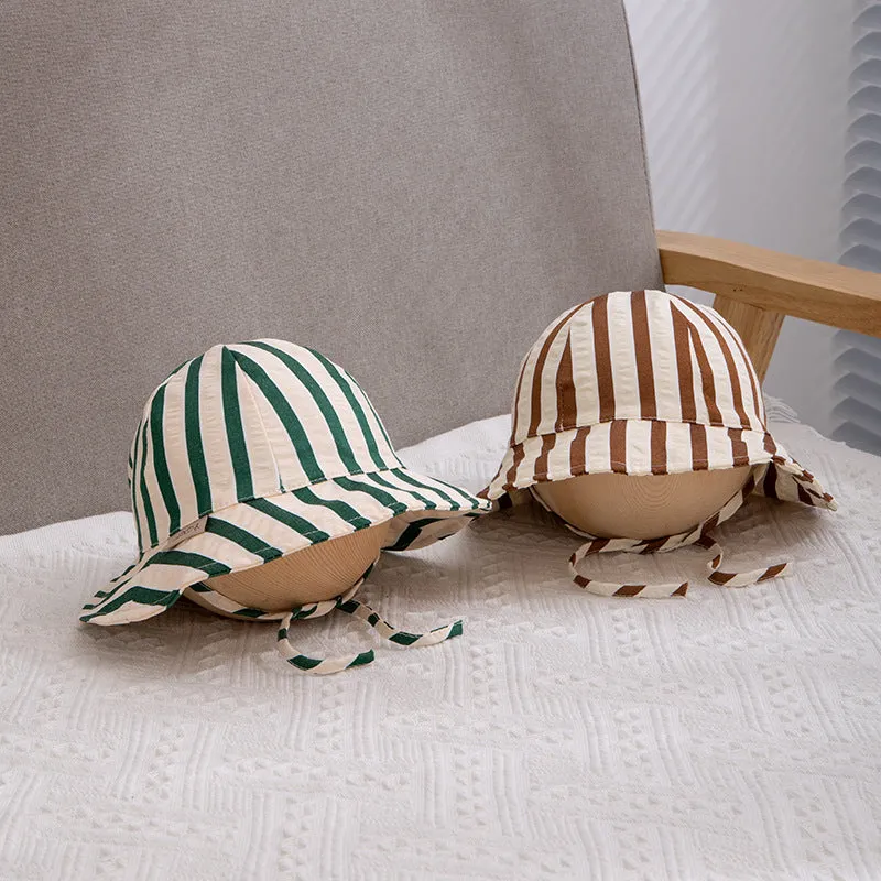 Baby Kid Girls Striped Checked Accessories Hats Wholesale 240111119