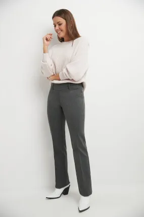 Barely Bootcut  Pants with Fake Pockets