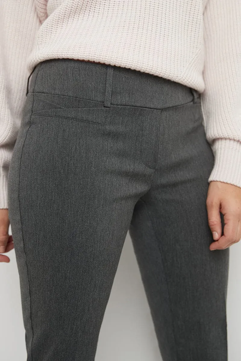 Barely Bootcut  Pants with Fake Pockets