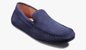 Barker Stirling Driver Shoe - Blue Suede