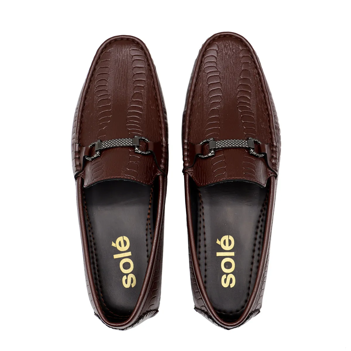 Brown Casual Slip On  165136