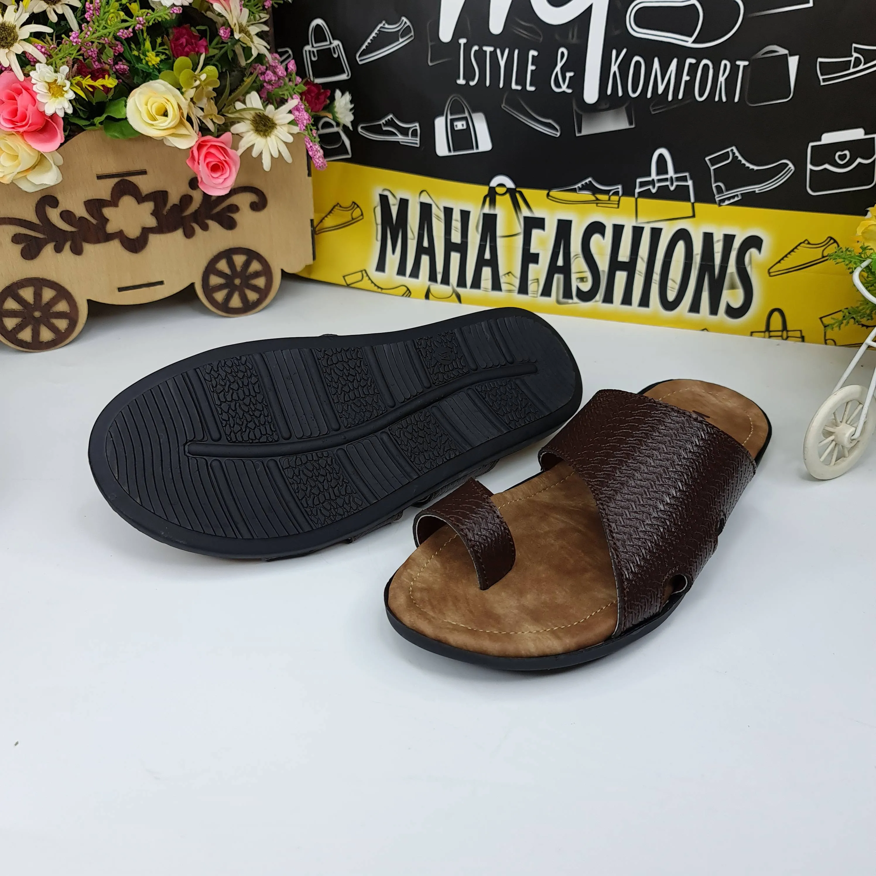 Brown Casual Slippers