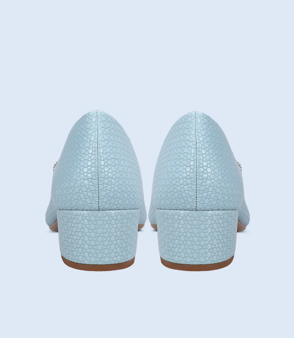 BW8634-BLUE-Women Casual Court Shoes