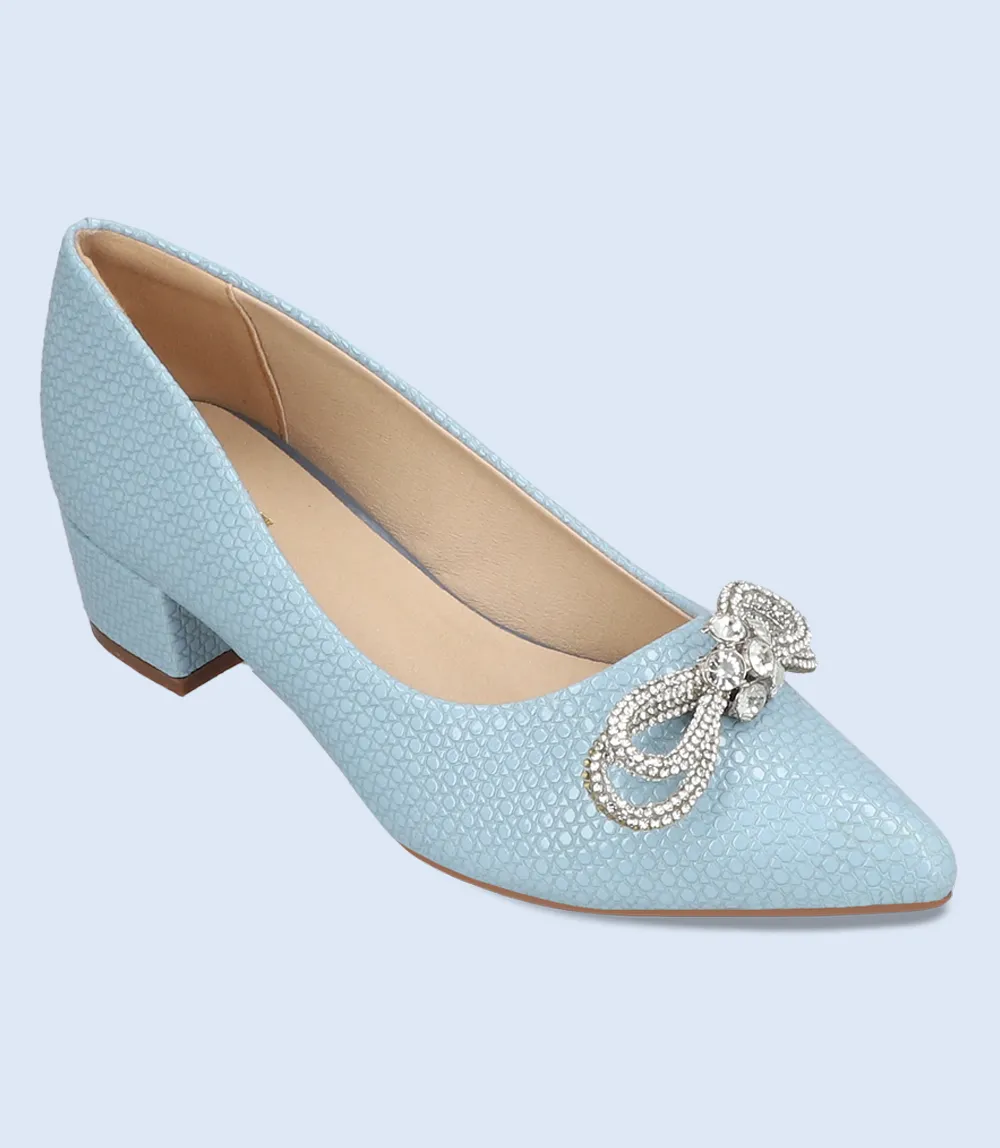 BW8634-BLUE-Women Casual Court Shoes