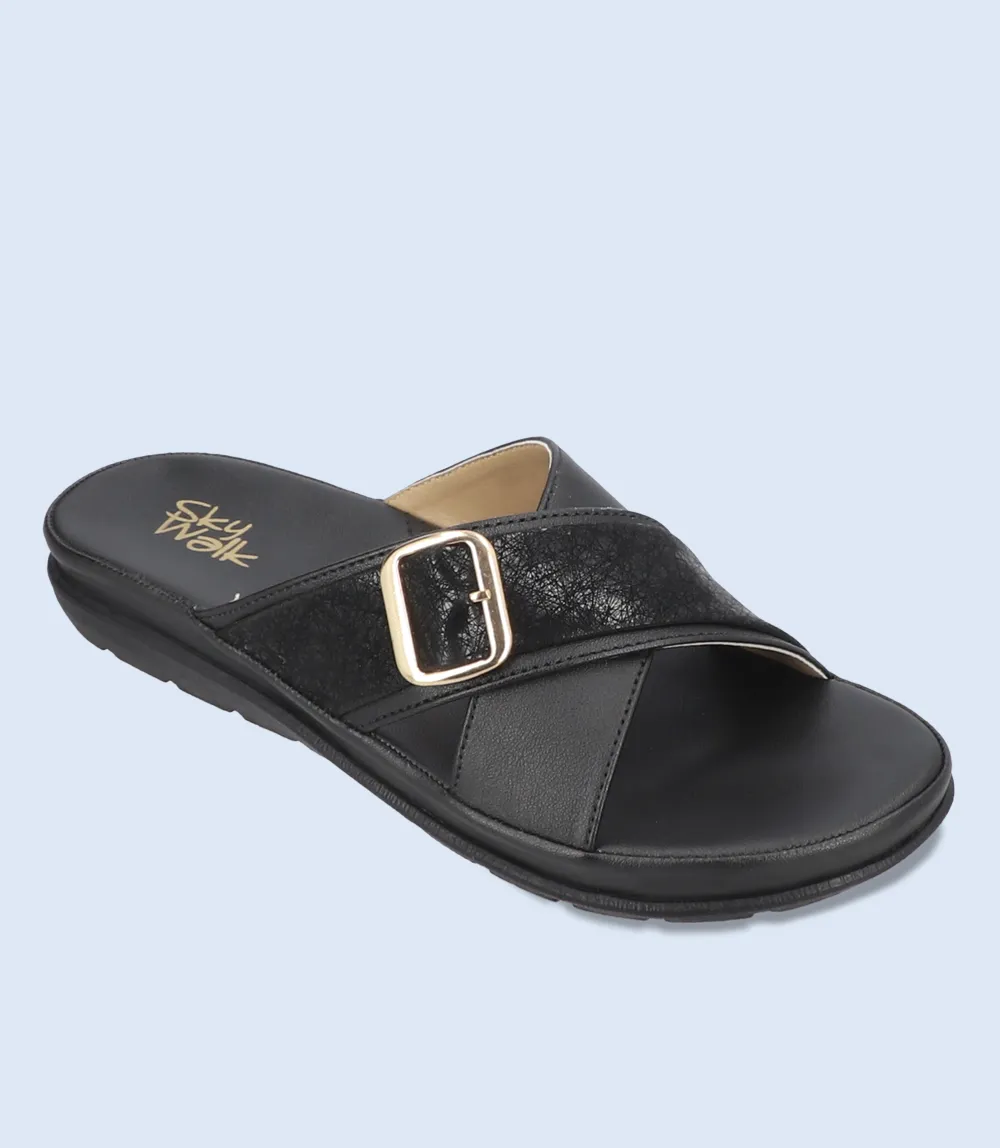 BW9256-BLACK-Women Slipper