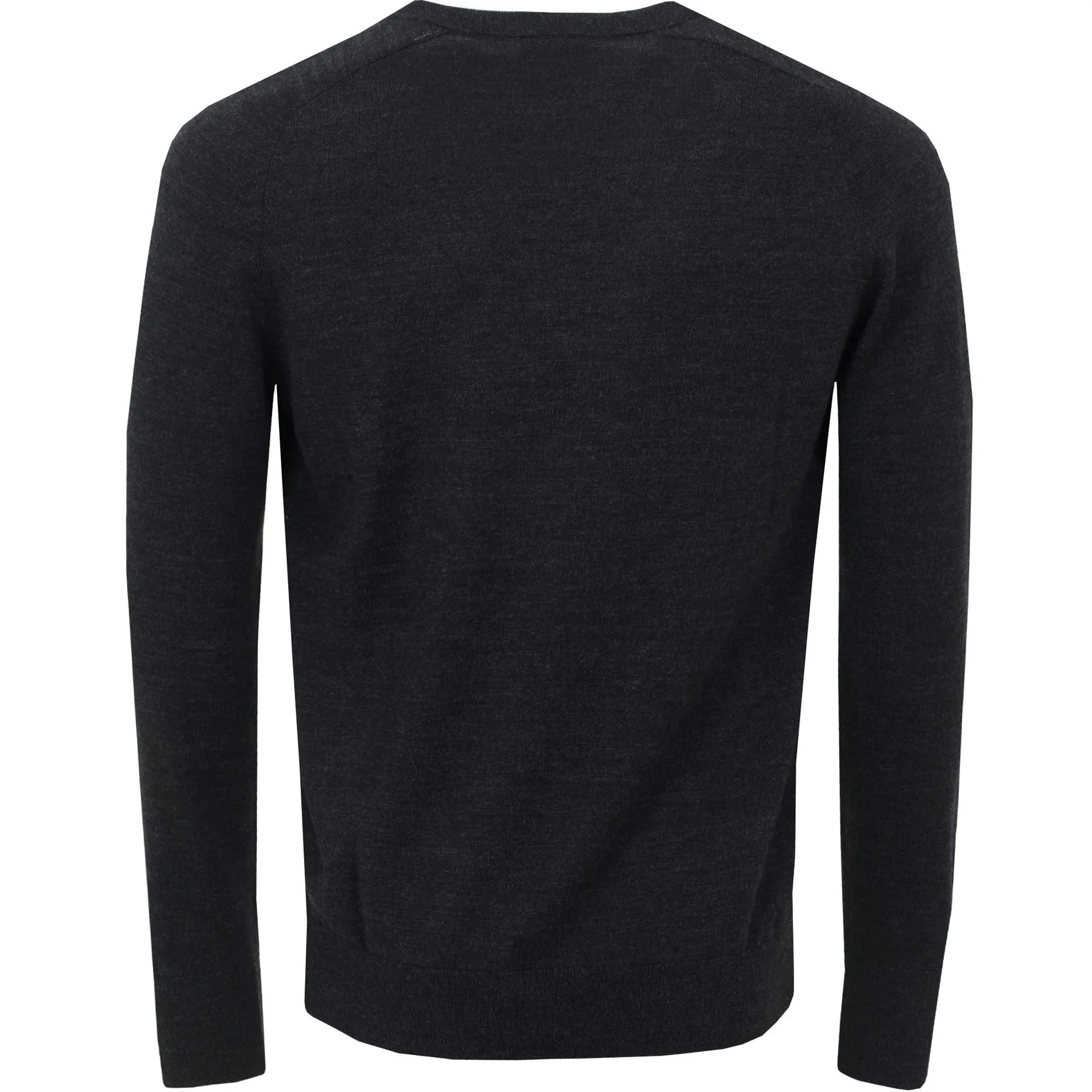 Carl Merino Sweater Black Melange - 2024