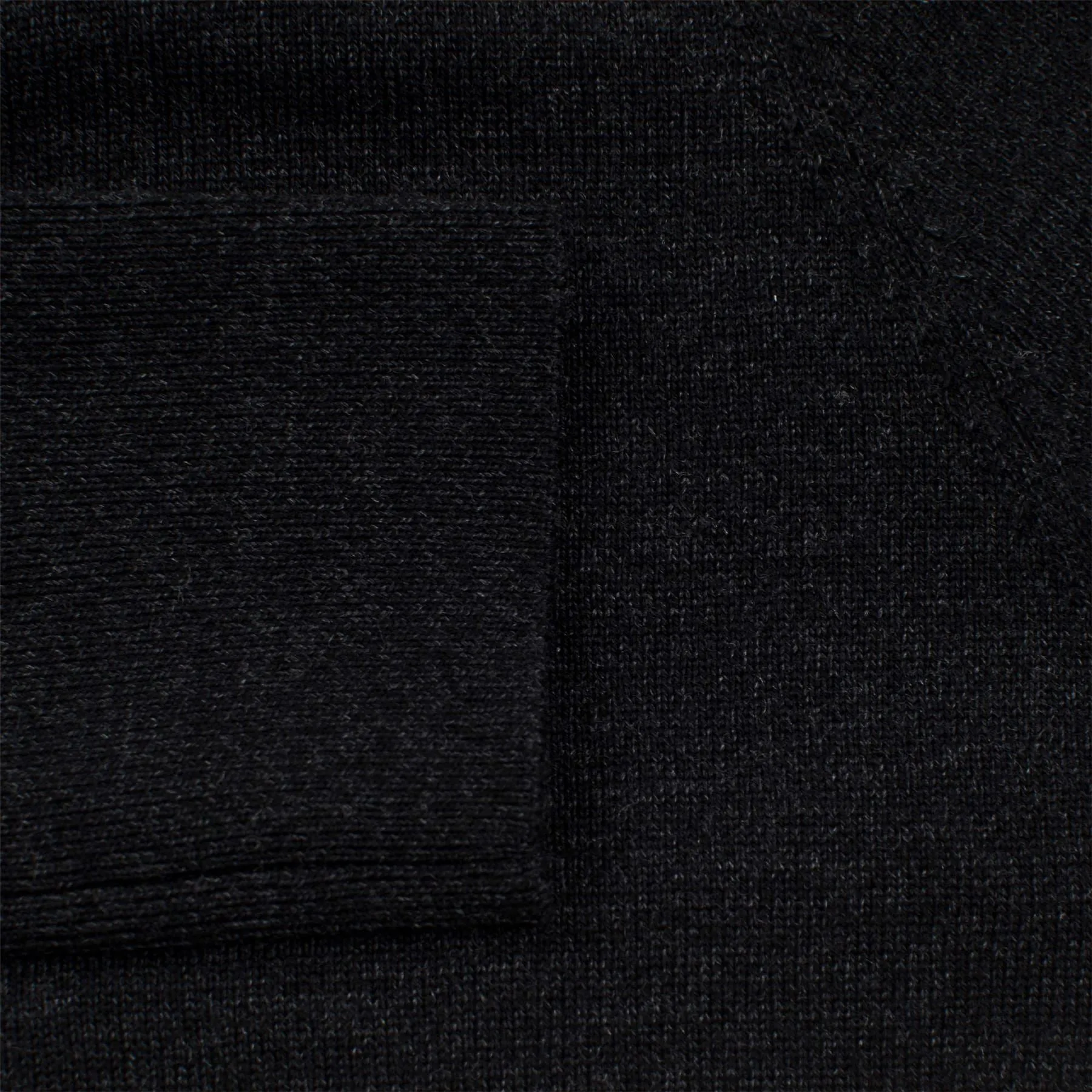 Carl Merino Sweater Black Melange - 2024