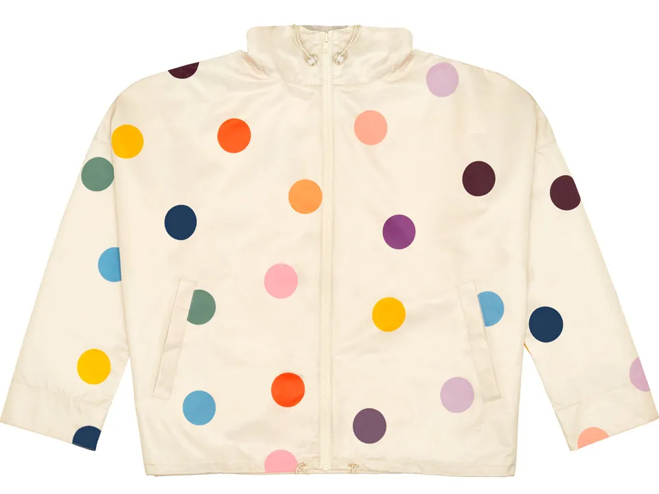 Castle & Things | Rainbow Polka Rain coat