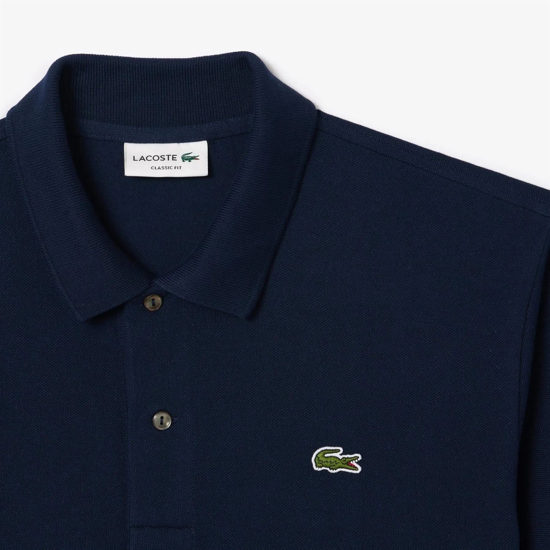 Classic Fit Original Flocked Cotton Pique Polo Midnight Blue - SS24