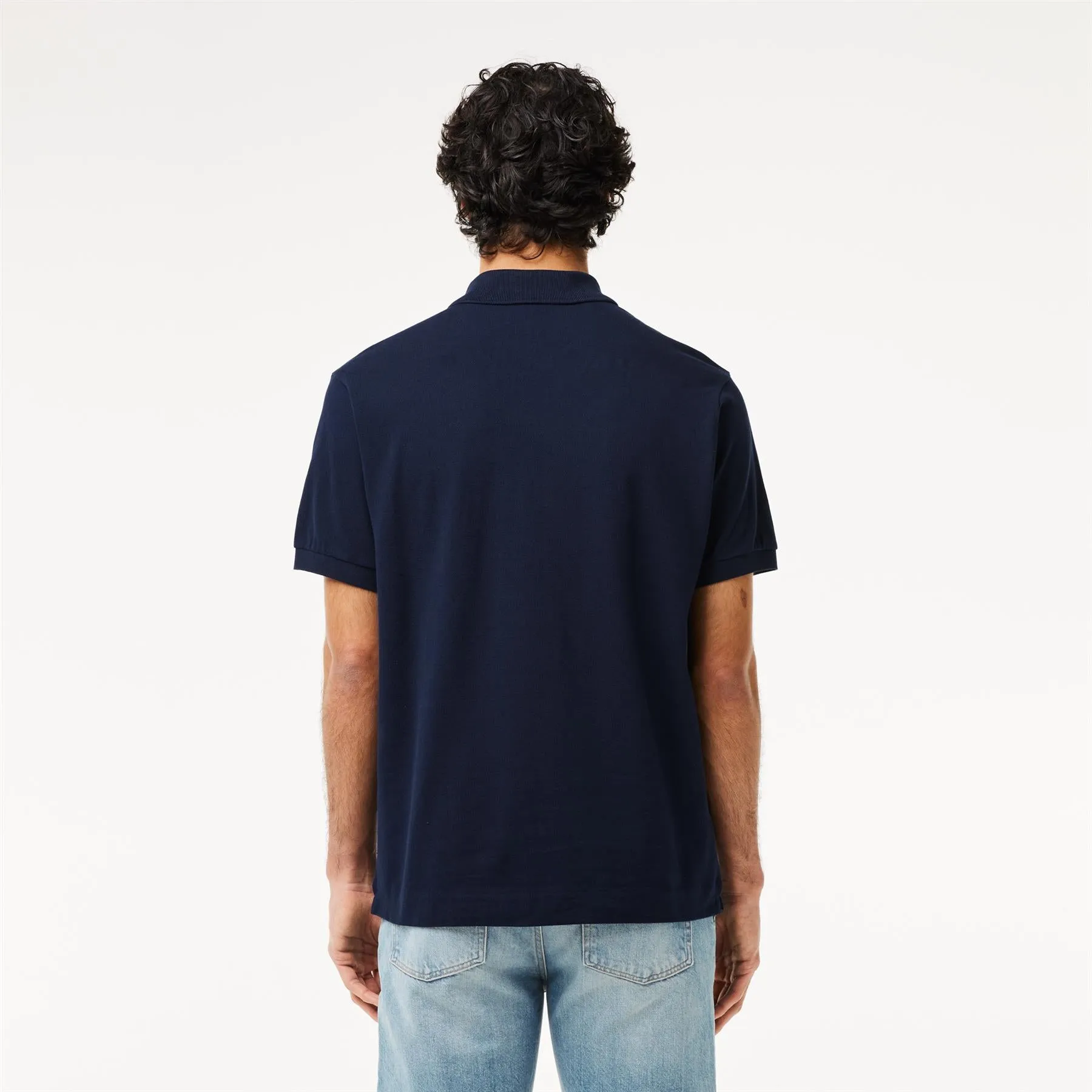 Classic Fit Original Flocked Cotton Pique Polo Midnight Blue - SS24