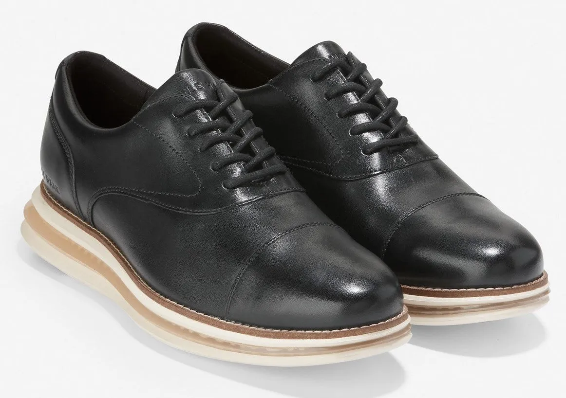 Cole Haan Mens OG Energy One Capox Leather Lace-Up Shoes - Stylish Comfort and Durable Design