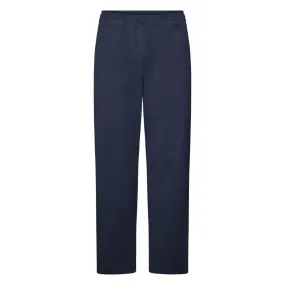 Colorful Twill Pants Navy Blue