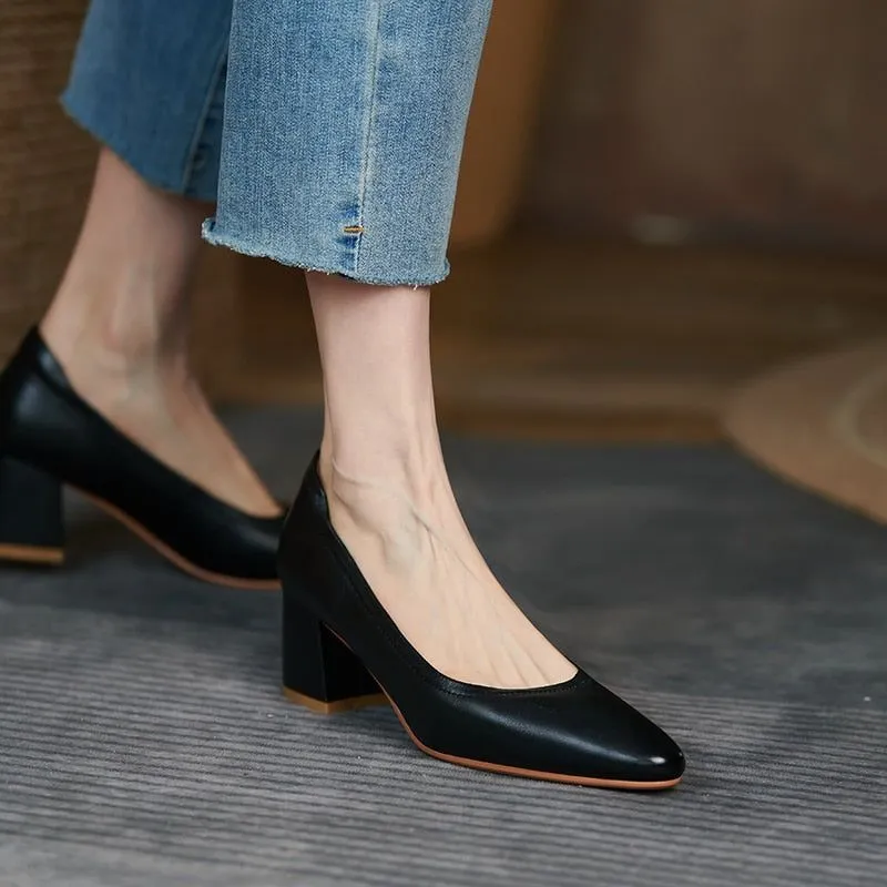 Comfortable High Heels Pumps - Women's Casual Shoes WC122