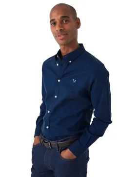 Crew Clothing Mens Oxford Shirt - Long Sleeved