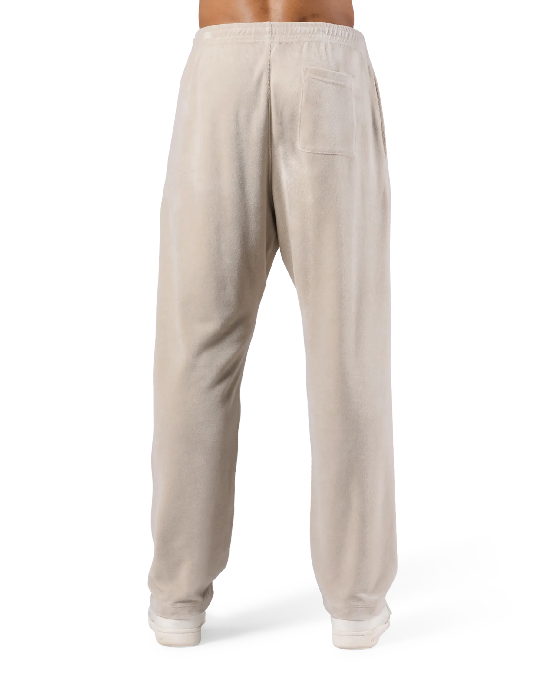 Delight Logo Pile Pants - Ivory