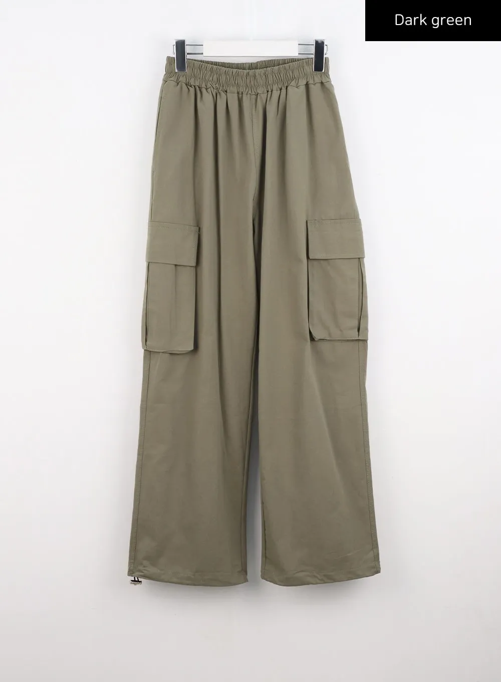 Elastic Waist Cargo Pants CO313