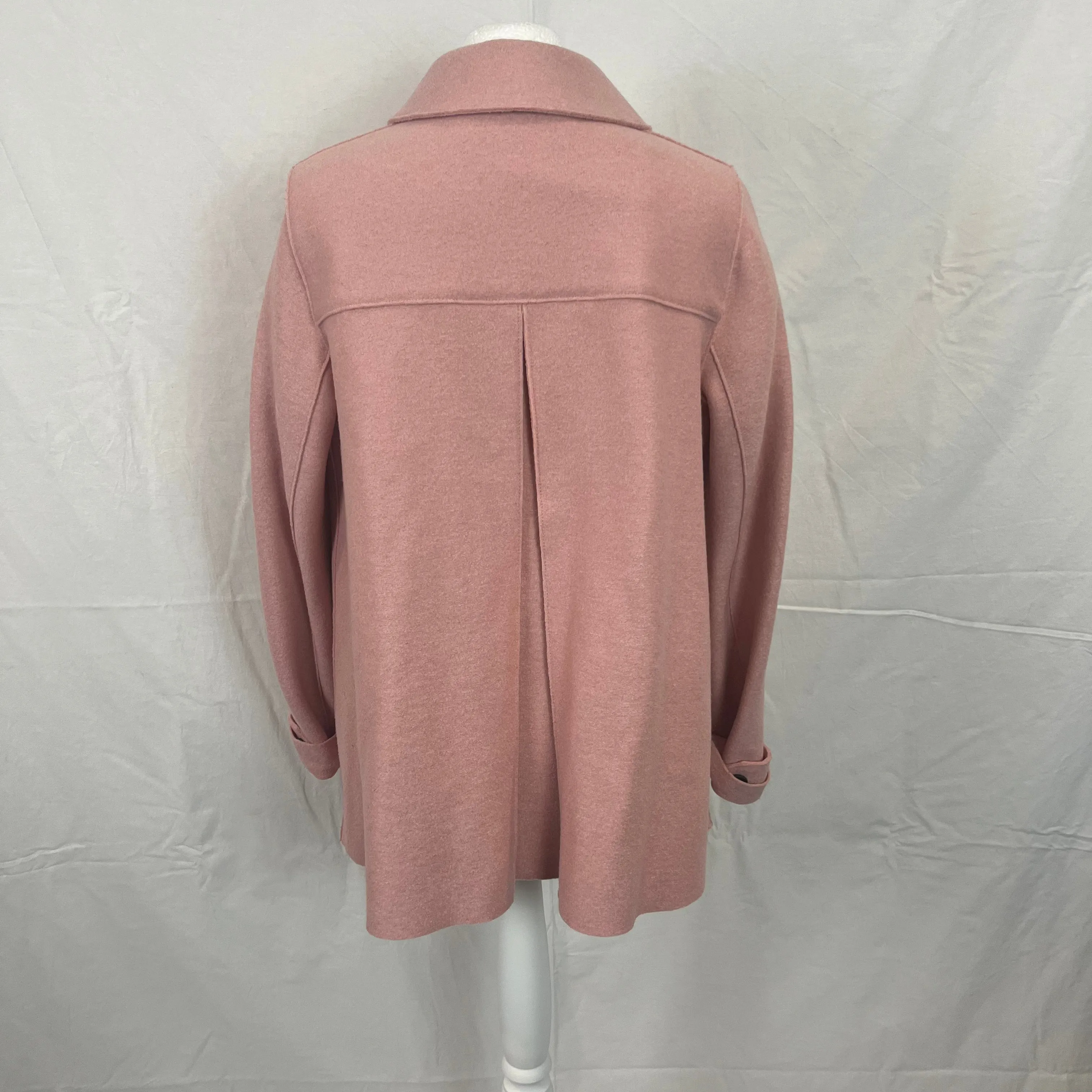 Harris Wharf Brand New 310 Pink Wool Short Coat L