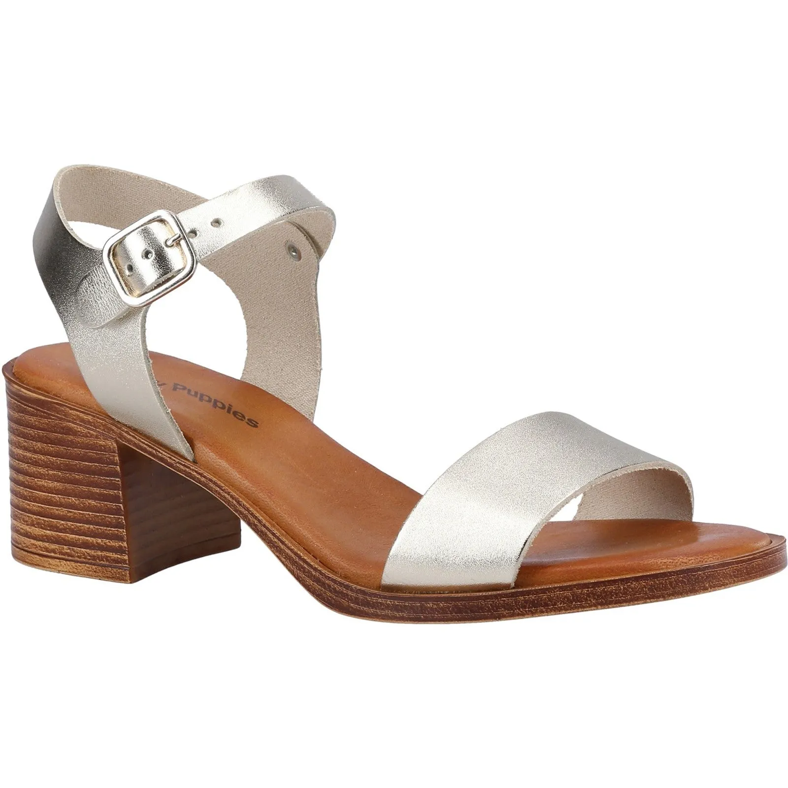 Hush Puppies Gabby Womens Leather Heeled Sandal