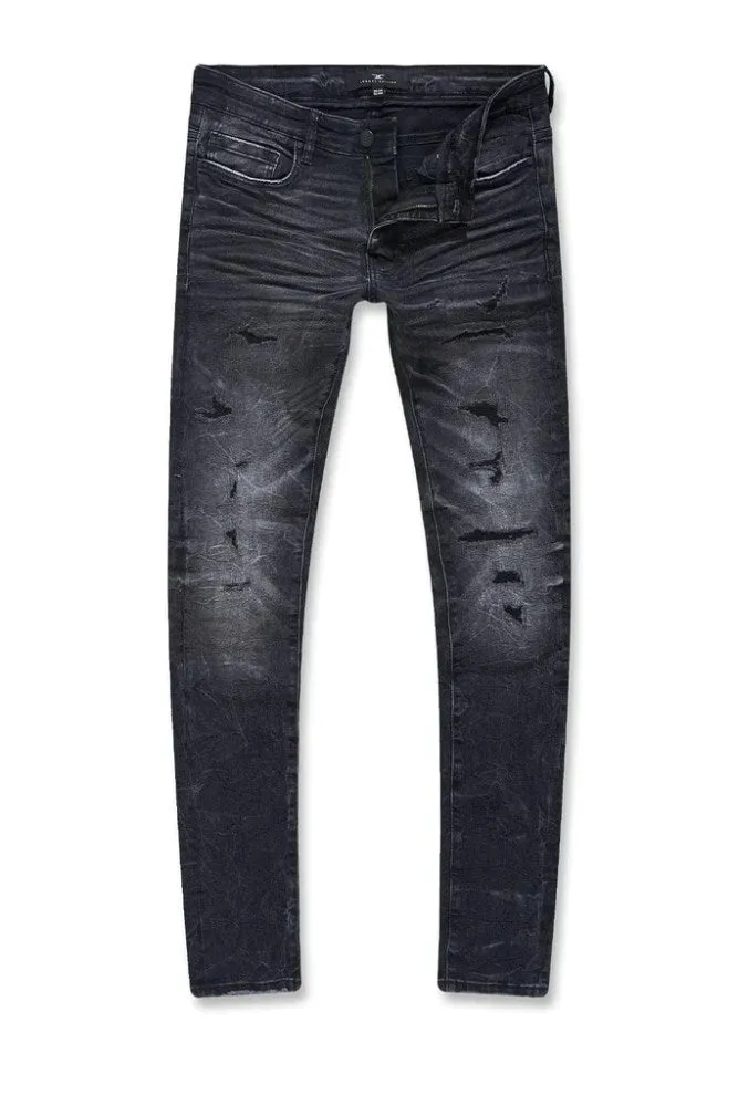 Jordan Craig Ross Rip And Repair Men's Jean Pant Black Shadow