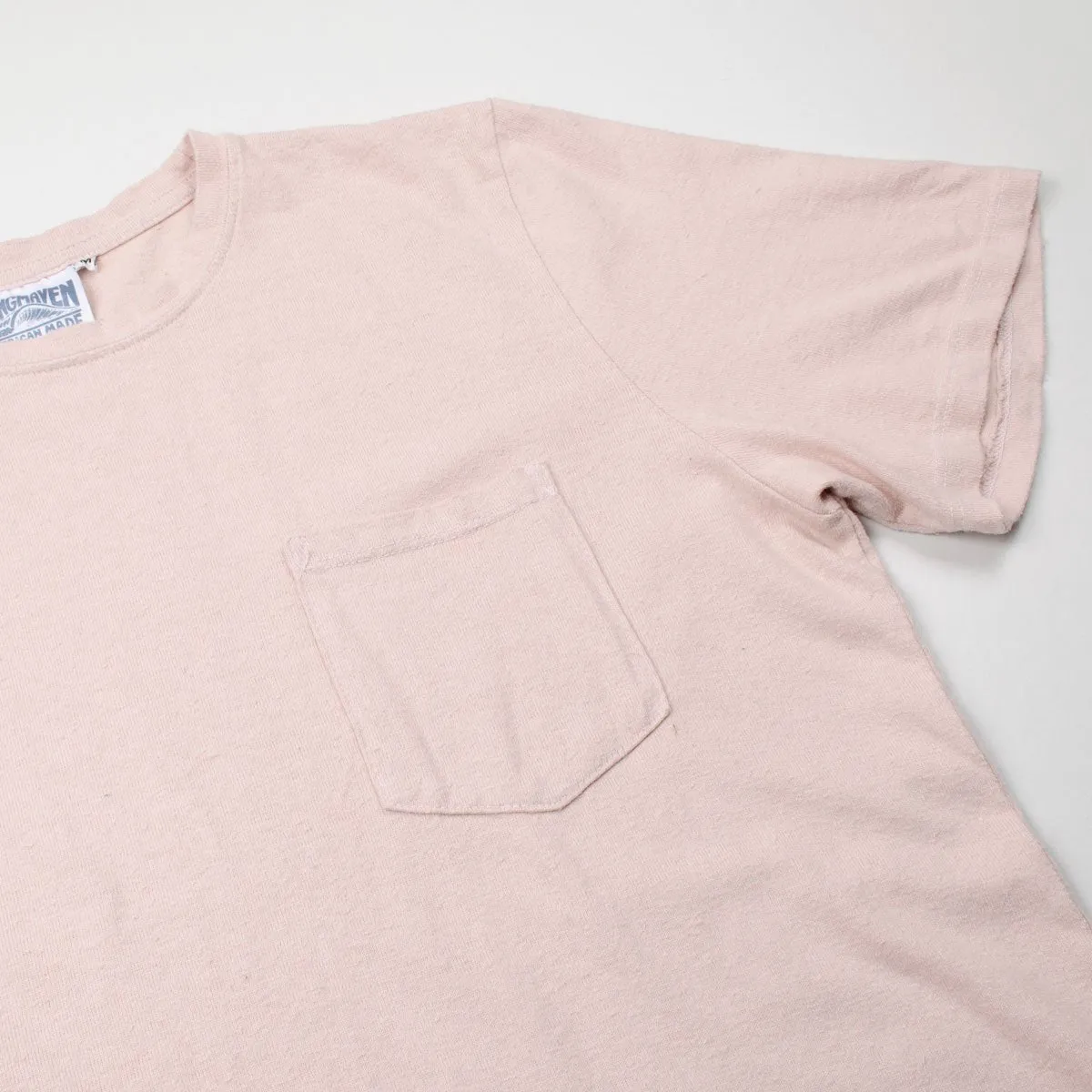 Jungmaven - Baja Pocket Hemp T-shirt 55/45 (7 oz) - Eraser Pink