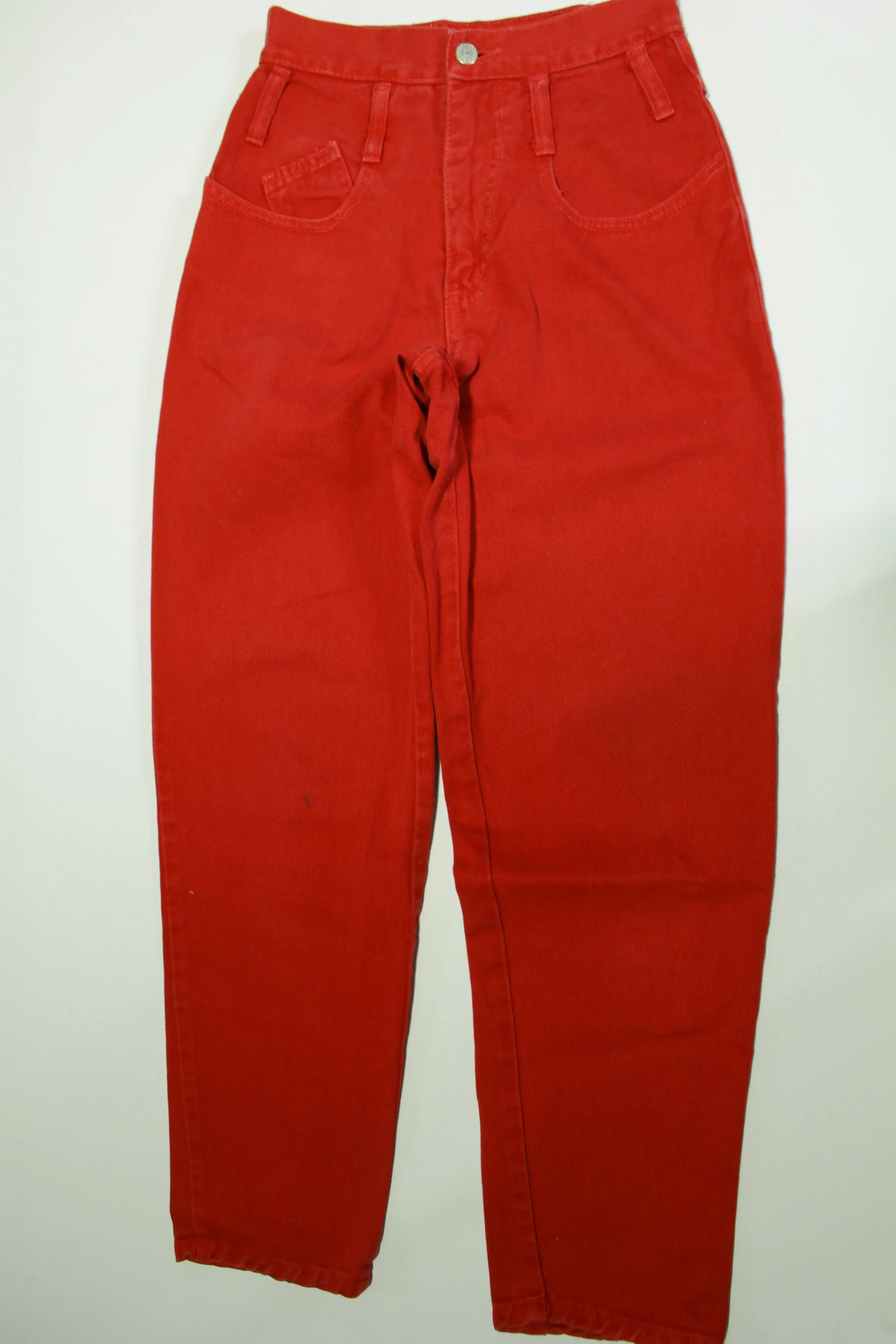 Just USA Vintage 80's Candy Apple Red Women's Denim Jeans