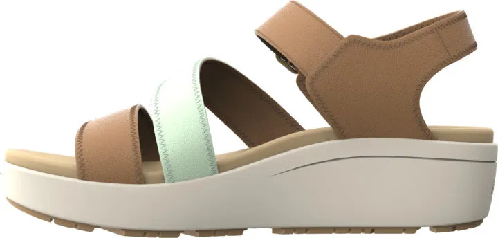 'Keen Outdoor' Women's Ellecity Backstrap Sandal - Natural / Clearly Aqua