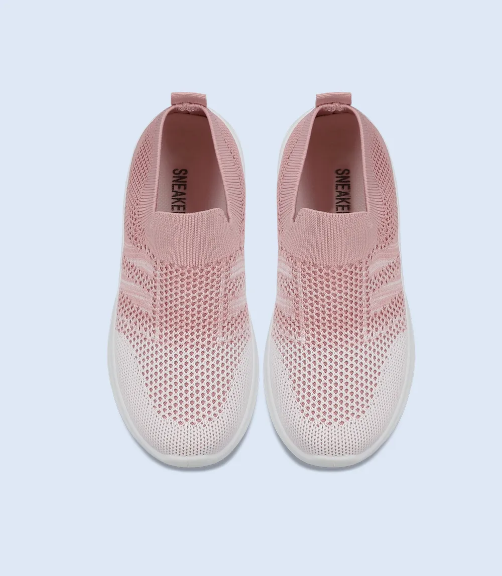 KG0080-PINK-Girls Casual Sneakers