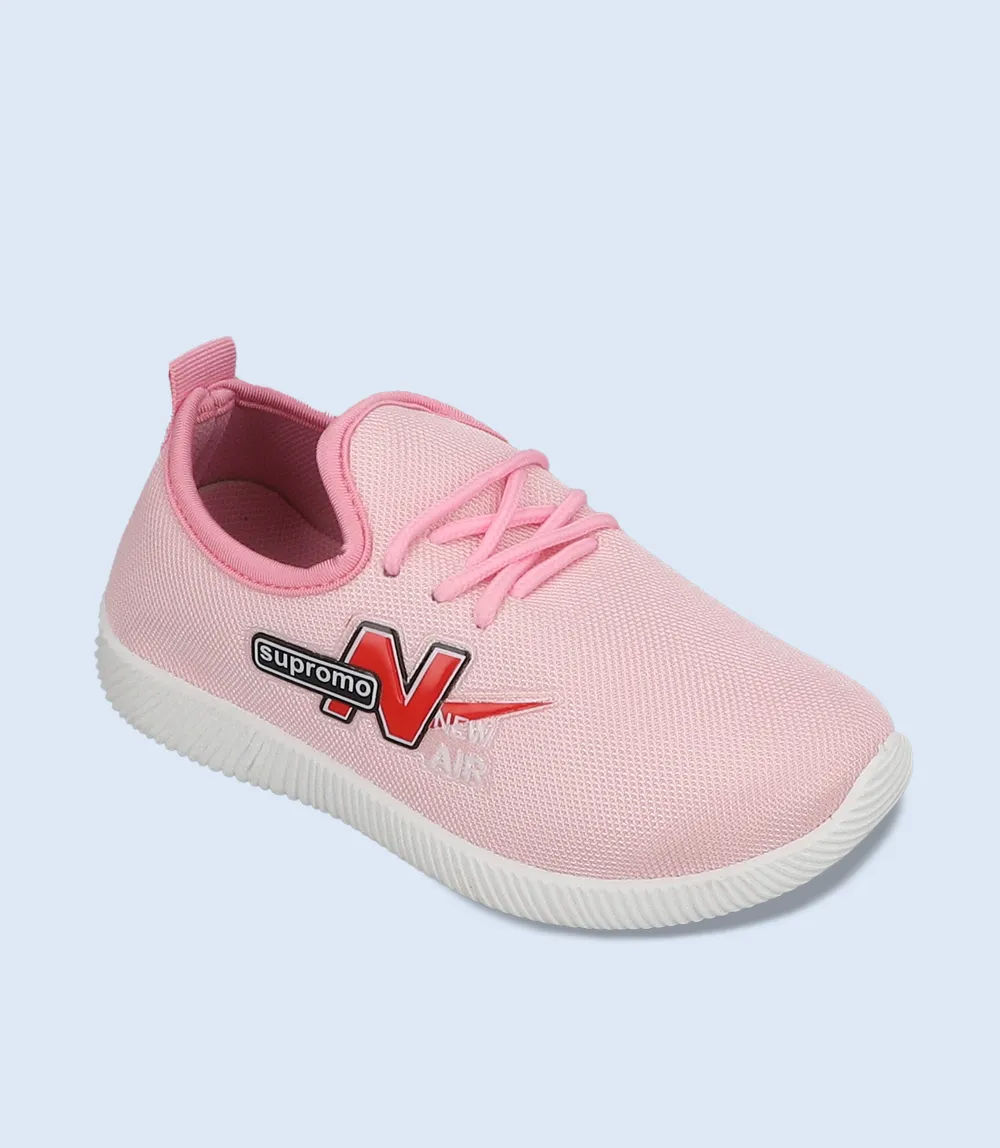 KG0086-PINK-Girls Casual Sneakers