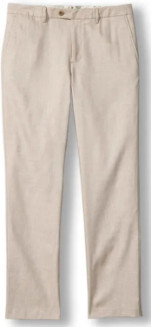 Lahaina Bay Linen Pant, Stone Khaki