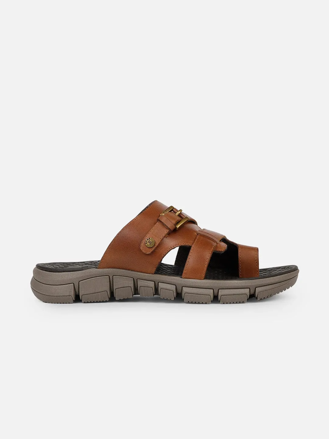 Leather sandal for men (Tan)