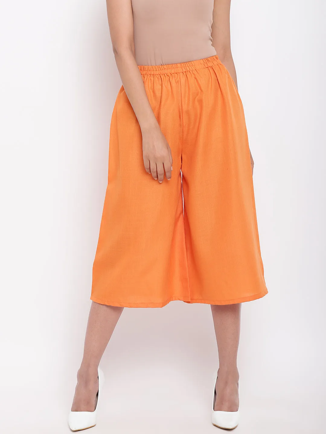 Linen Cotton Orange Pant