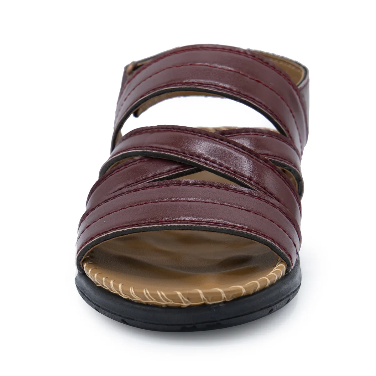 Maroon Casual Sandal B50179