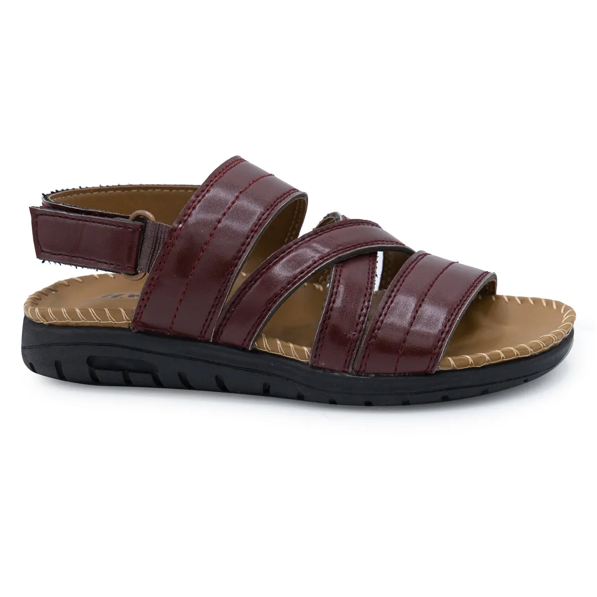 Maroon Casual Sandal B50179